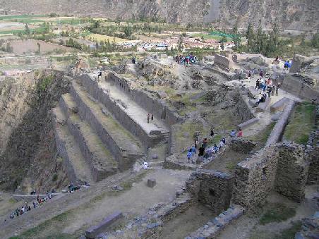 die Ruinen von Ollantaytambo