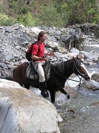 von mur gibts leider kein Foto auf dem Pferd (-> El Calafate)