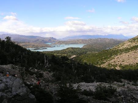 Die Sicht aus dem Valle de France war ebenfalls unbeschreiblich. Wiedereinmal hatten wir mit dem Wetter Glück. Auch der gefürchtete patagonische Wind blieb mehr oder weniger aus.