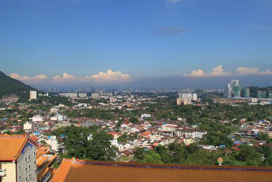 Aussicht vom Kek Lok Si Tempel
