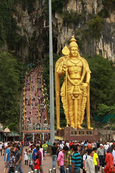 Die 278 Stufen zu den Batu Caves