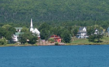 Granville Ferry von Annapolis Royal aus gesehen