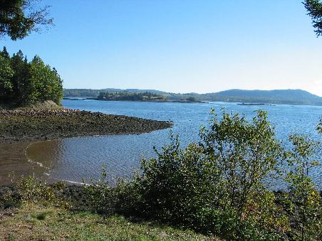 Blick auf die Isle St. Croix