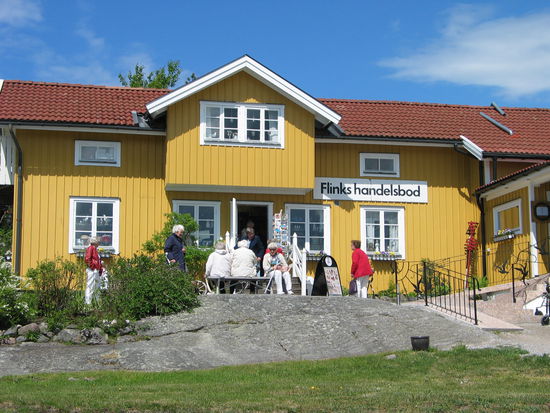 Auf Flatön an der Handelsbod Flink
