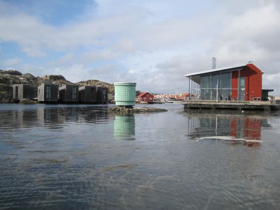 Blick auf das "Nordische Aquarellmuseum", Skärhamn