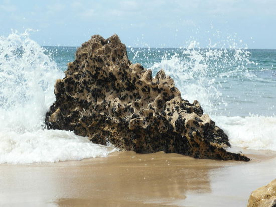 Am Strand von Nazaré