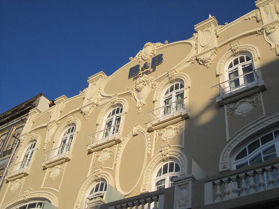 Die Fassade des Hotels