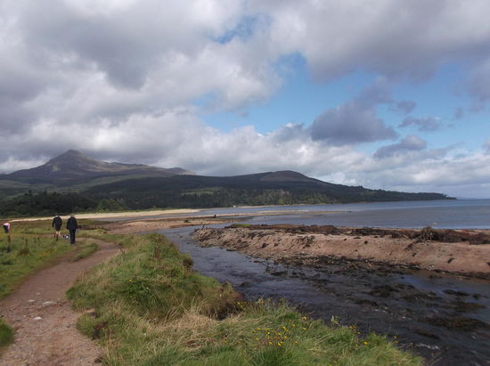 Am Strand in Brodick