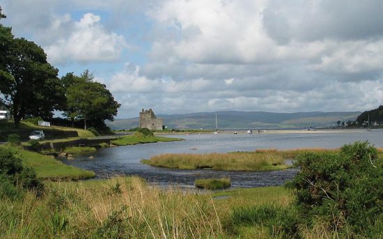 Blick auf Lochranza Castle