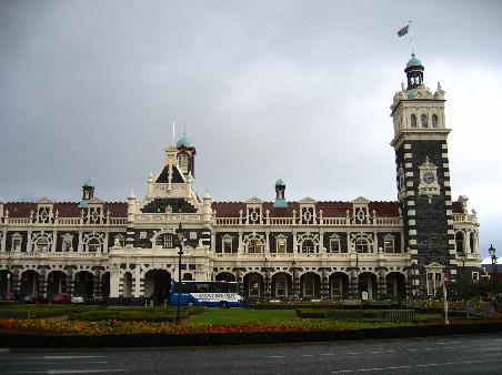 Dunedin Station im flaemischen Renaissance-Stil