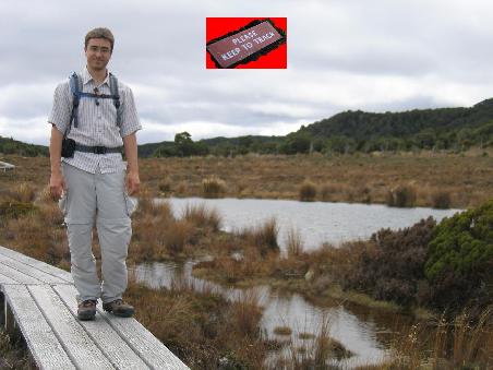 Please keep to track! (otherwise you will get very WET!)
