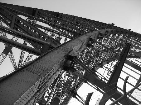 Stahlkonstruktion der Harbour Bridge