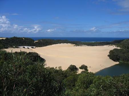 Lake Wabby (rechts im Bild)
