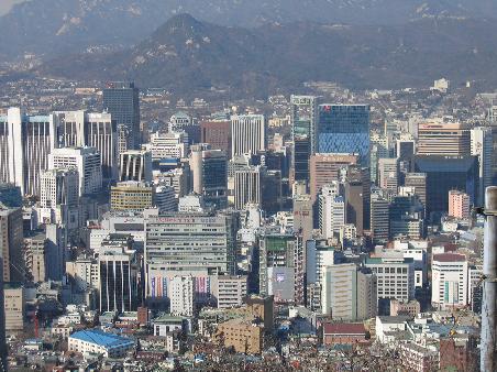 Der noerdliche Teil von Seoul