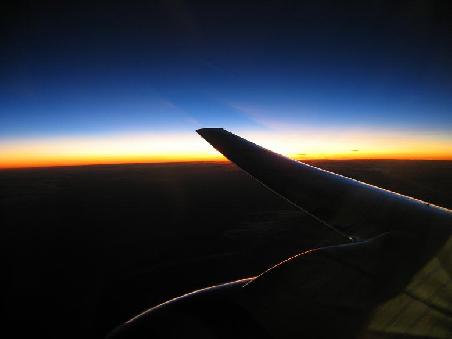 Sonnenuntergang ueber Australien