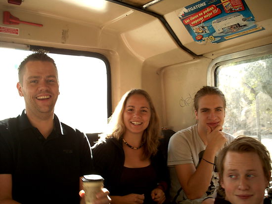 Ganz hinten-wie früher im Schulbus