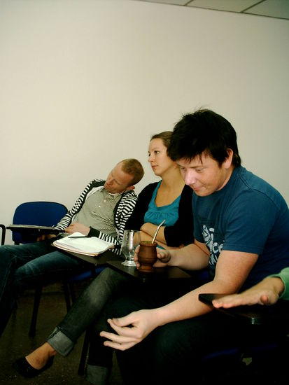 Argentinien - Mate-Tee sogar im Unterricht