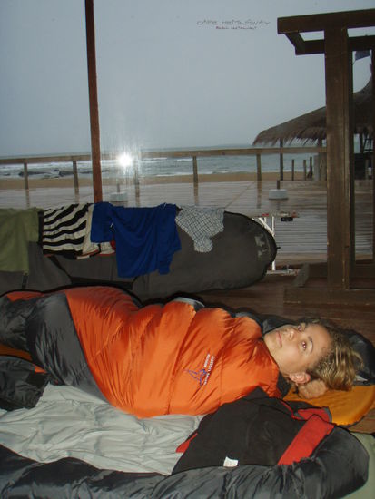 "Hotelzimmer" mit Blick aufs Meer