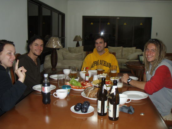 Bayrische Brotzeit mit Schweden und Amis