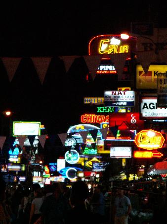 Khao San Road by night...