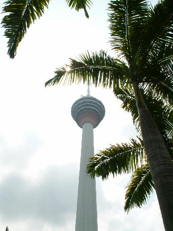Der KL Tower mit wirklich guter Aussicht ueber die Stadt