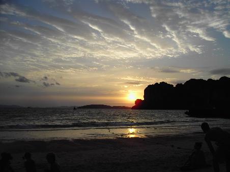Sonnenuntergang in Railey EAST