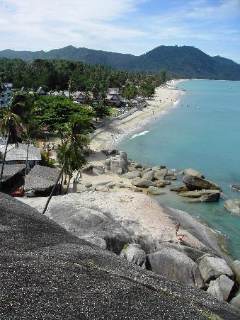 Blick auf Lamai Beach