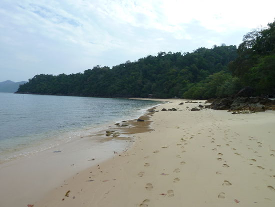 Viele Leute waren noch nicht unterwegs