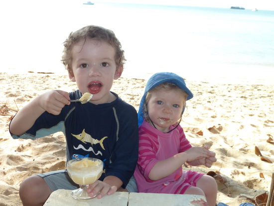 Es ist heiss, Abkühlung muss sein.