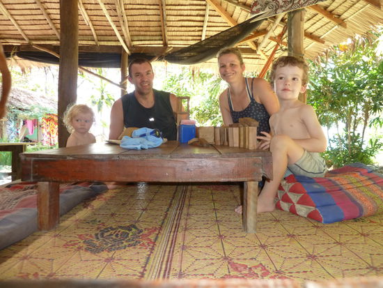 Einfaches, aber gemütliches Strandrestaurant.