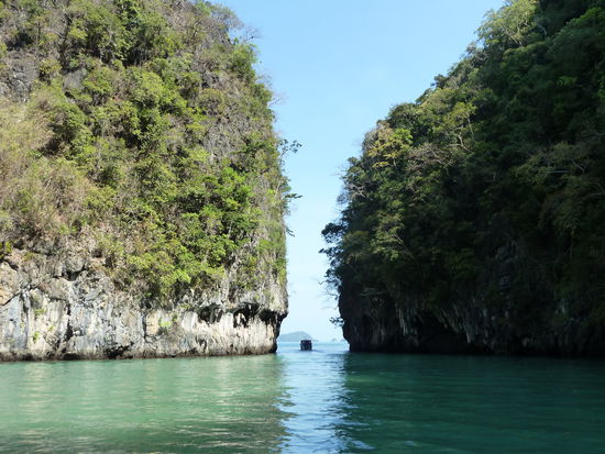 Ein / Ausfahrt zur Lagune