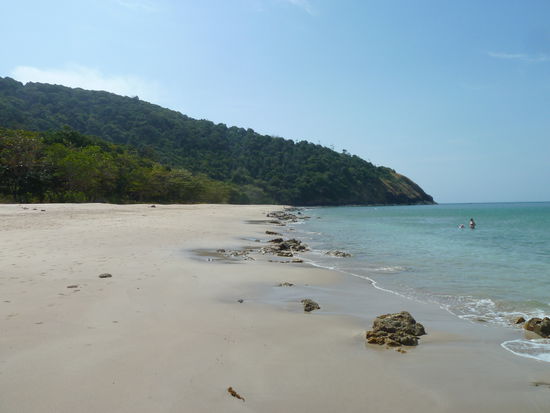 Ao Mai Bay oder Bamboo Bay, die letzte Bucht vor dem National Park