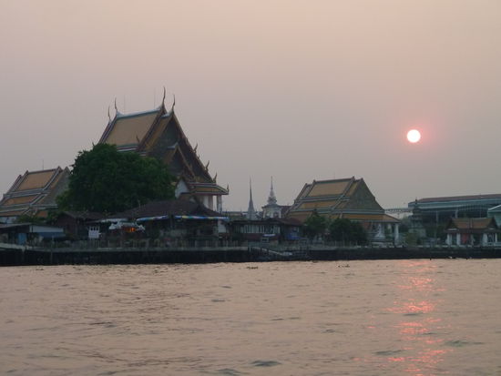 Bootsfahrt auf dem Menam Chao Phraya