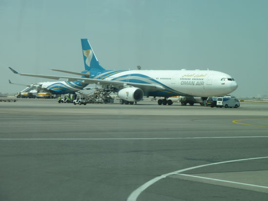 Die Flüge mit Oman Air wurden mit Airbus 330 200/300 durchgeführt
