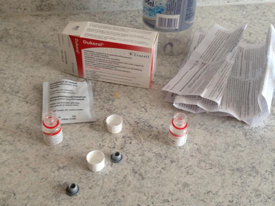 Cholera-Schluckimfpung