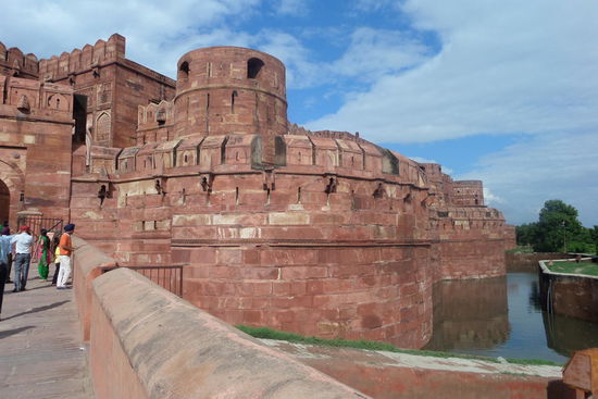 Das rote Fort in Agra
