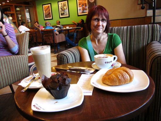 im Costa Cafe, sieht doch lecker aus
