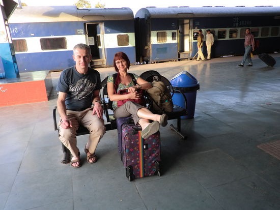 auch so kann ein indischer Bahnhof aussehen