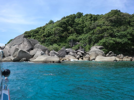 hier konnte man schnorcheln