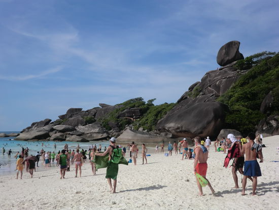 ........wenn diese Menschenmassen nicht wären 