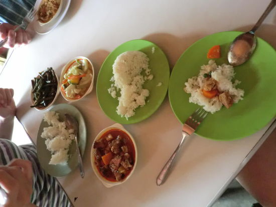 unser Essen in der Eatery
