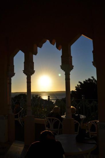 Sonnenuntergang auf dem Palacio del Valle