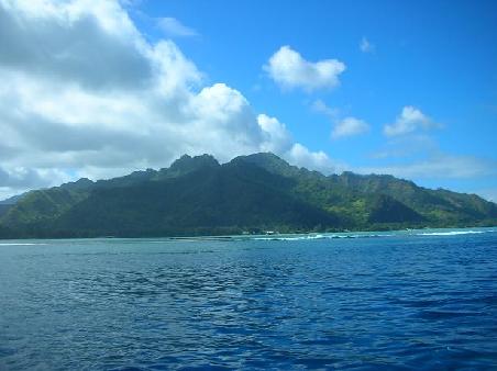Moorea - mein Zuhause fuer die naechsten 8 Tage.