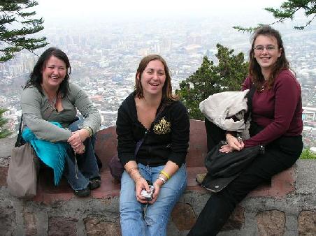 Meine "Englische-Reisegruppe^in Santiago.