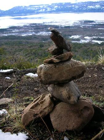 Und die obligatorische Steinpyramide, der Beweis das wir hier waren.
