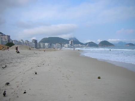 Und die letzten Stunden verbringe ich am Strand, Copacabana und Ipahema...