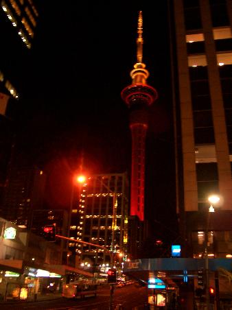 Der Sky Tower in Auckland