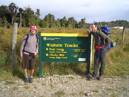 Als letzte Wanderung in Neuseeland laufen Michael und ich den 55km langen Hump Ridge Track
