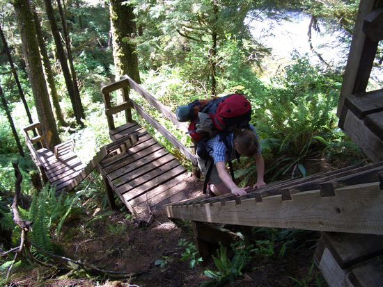 Einer der vielen Leitersysteme.