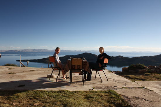 Ziemlich stressfrei verbrachten wir 2 Tage in dem kleinen Ort Yumani auf der Insel.